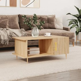 Tavolino Da Salotto Rovere Sonoma 90x50x40 Cm Legno Multistrato /
