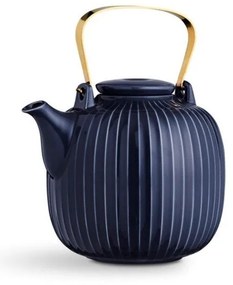 Teiera in porcellana blu scuro Hammershoi, 1,2 l Hammershøi - Kähler Design
