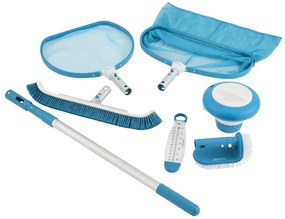 Kit di manutenzione per piscina NATERIAL 7 accessori per fondo piscina e parete della piscina e linea di galleggiamento e piscina