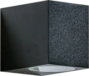 Azzardo AZ4267 - Applique da esterno RIMINI 1xGU10/35W/230V IP54 quadrato