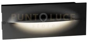 Ges2001n- segnapassi led 4000k 561lm 13w ip65 ad incasso colore gri...