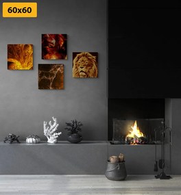Set di quadri – Animali astratti