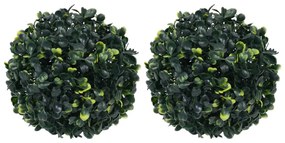 Sfere Di Bosso Artificiale 2 Pz 22 Cm /