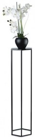 Portafiori 100x24 cm nero