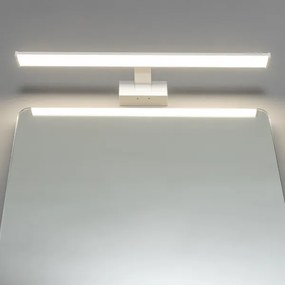 Brilagi - Specchio da bagno con luce LED VESTRA, 12 W/230 V, 60 cm, IP44, bianco