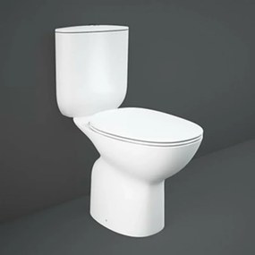 Sanitari tradizionali monoblocco Rimless Morning con scarico a terra
