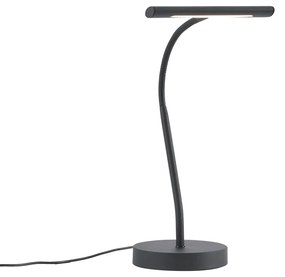 Lampada da tavolo Art Déco nera con LED incl. - Tableau
