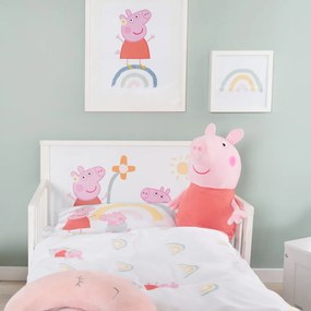 Letto bianco per bambini 70x140 cm Peppa Pig - Roba