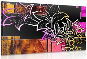 Stampa su tela – Illustrazione floreale