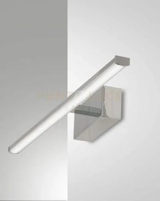 Nala applique cromo l. 50cm a led 3000k - 10w - 1200 lm ip44