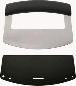 Coltello a mezzaluna con protezione lama Mezzaluna