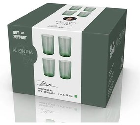 Set di bicchieri 4 pz 280 ml Kusintha – Bitz