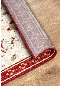 Passatoia rossa natalizia in cotone 80x200 cm Toy's Delight Red Christmas - Villeroy&amp;Boch
