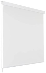 Tenda a Rullo per Doccia 120x240 cm Bianco