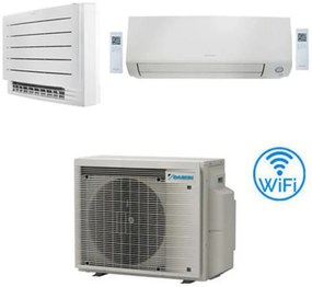 Daikin - Climatizzatore garanzia italia Serie Perfera All Seasons WiFi + fvxm-b Pavimento Perfera R32 Dual Split Inverter 7000 + 9000 btu con u.e.
