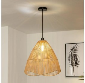 Brilagi - Lampadario LED sospeso con cavo CERIA BOHO, 1xE27/40W/230V, Ø 50 cm, marrone