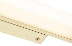 Applique da parete per bagno in ottone 32 cm con LED IP44 - Cascada