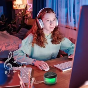 Rabalux 76110 - Lampada da tavolo RGB con altoparlante RADELIA RGB/3W/3,7V 500mA