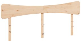 Testiera 180 cm in legno massello di pino