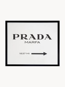 Stampa digitale incorniciata Prada Marfa