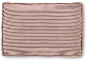 Kave Home - Cuscino Blok in velluto a coste spesso rosa 40 x 60 cm FR