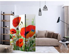 Paravento Country poppies [Room Dividers]