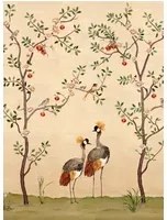 Coordonne Carta da parati panoramica Crowned Crane - Nacre