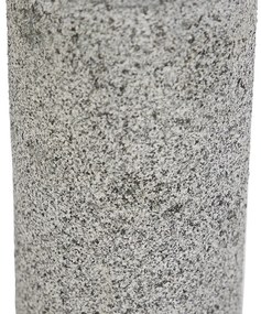 Lampioncino moderna esterno granito 40 cm - HAPPY