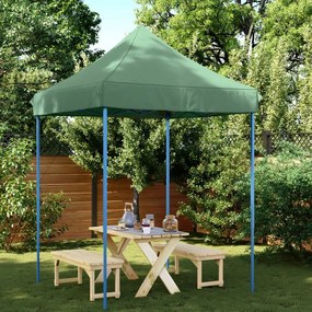 Tenda Da Festa Pieghevole Pop-up Verde 200x200x306 Cm /