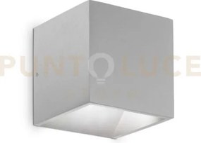 Rubik applique da esterno 3000k 660lm 8,5w grigio 10x10cm ip65 biem...