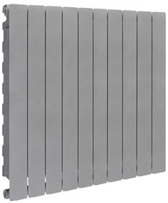Radiatore acqua calda PRODIGE MODERN in alluminio, 10 elementi, interasse 800 mm, graphite