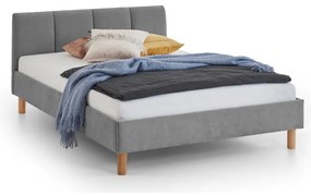 Letto singolo imbottito grigio rete non inclusa 120x200 cm Joker – Meise Möbel