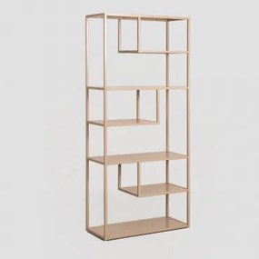Libreria Thura in acciaio Marrone Grano - Sklum