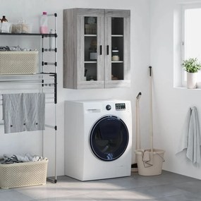 Mobile A Parete Grigio Sonoma 69,5x34x90 Cm /