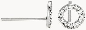Orecchini in oro bianco con diamanti Simplicité