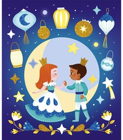 Sabbia fosforescente e glitter « Notte magica »