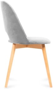 Sedia da pranzo TINO 86x48 cm grigio/faggio