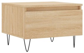 Tavolino da Salotto Rovere Sonoma 50x46x35 cm Legno Multistrato