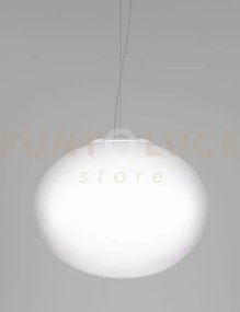 Lucciola sospensione g bianco satinato e bianco opaco 1 l22ff led 2...