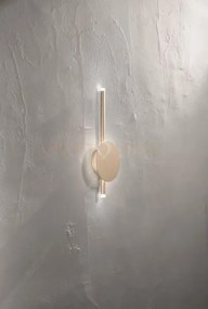 Applique james a led oro 3000k 560w 16w dimmerabile d.15cm h. 40cm