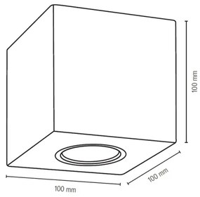 Spot-Light 2076174 - Plafoniera WOODDREAM 1xGU10/6W/230V