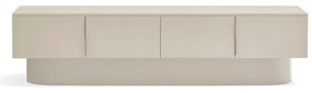 Tavolo TV beige 200x50 cm Totem - Teulat