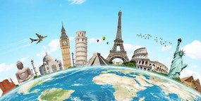 Stampa su tela – Giro del mondo