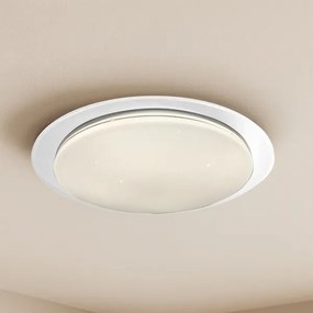LED dimmerabile plafoniera SONIC LED/24W/230V 3000-6000K Ø 40 cm bianco + telecomando
