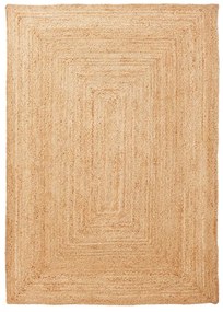 Tappeto Nils etnico in juta naturale, L 230 x L 160 cm