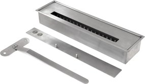 Camino a Bioetanolo da Pavimento 110x37x102 cm Cambridge Bianco...