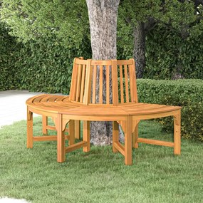 Panchina albero semi circolare Ø160 legno massello di eucalipto