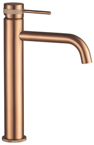 Rubinetto da lavabo Rea Lungo Grip Brush Copper high