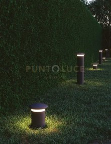 Palo led bitt antracite in alluminio 10w 1200lm cct ip65 75,5x20,9x...