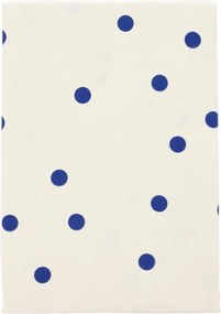 Set copripiumino e federa blu/color crema in raso di cotone per letto singolo 140x200 cm Solaris – Södahl